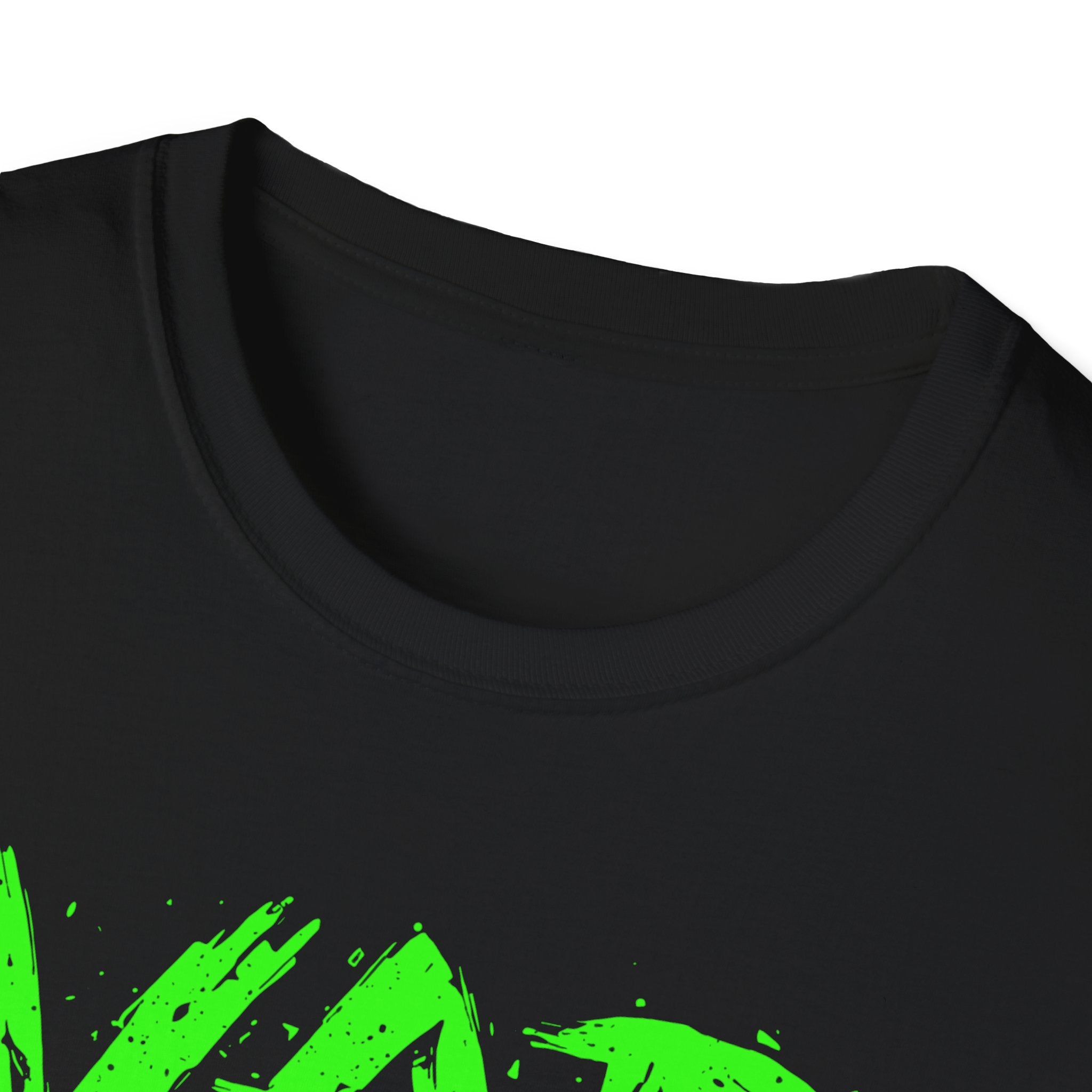 T-Shirt — "VAR No More" Neon Green Graphic