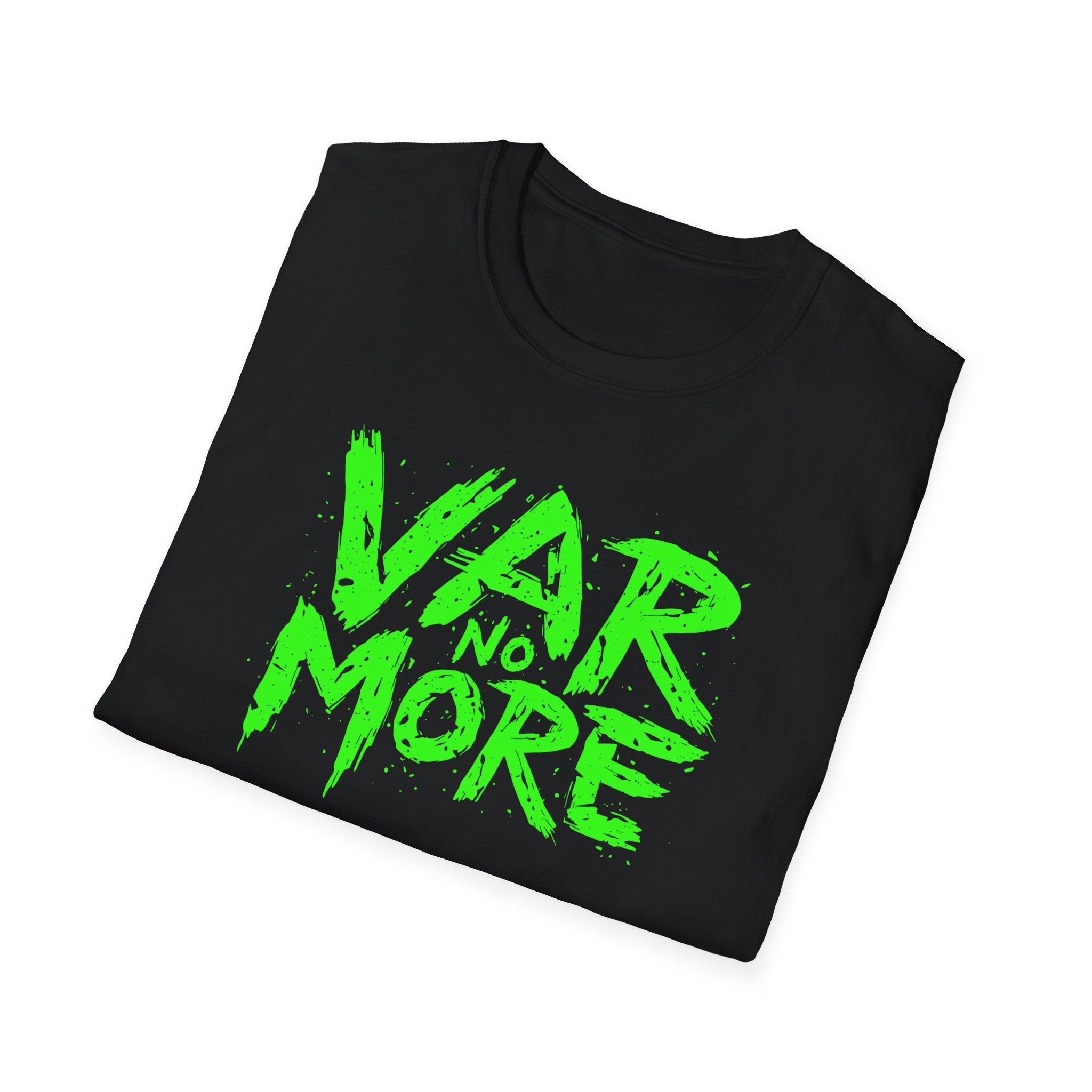T-Shirt — "VAR No More" Neon Green Graphic