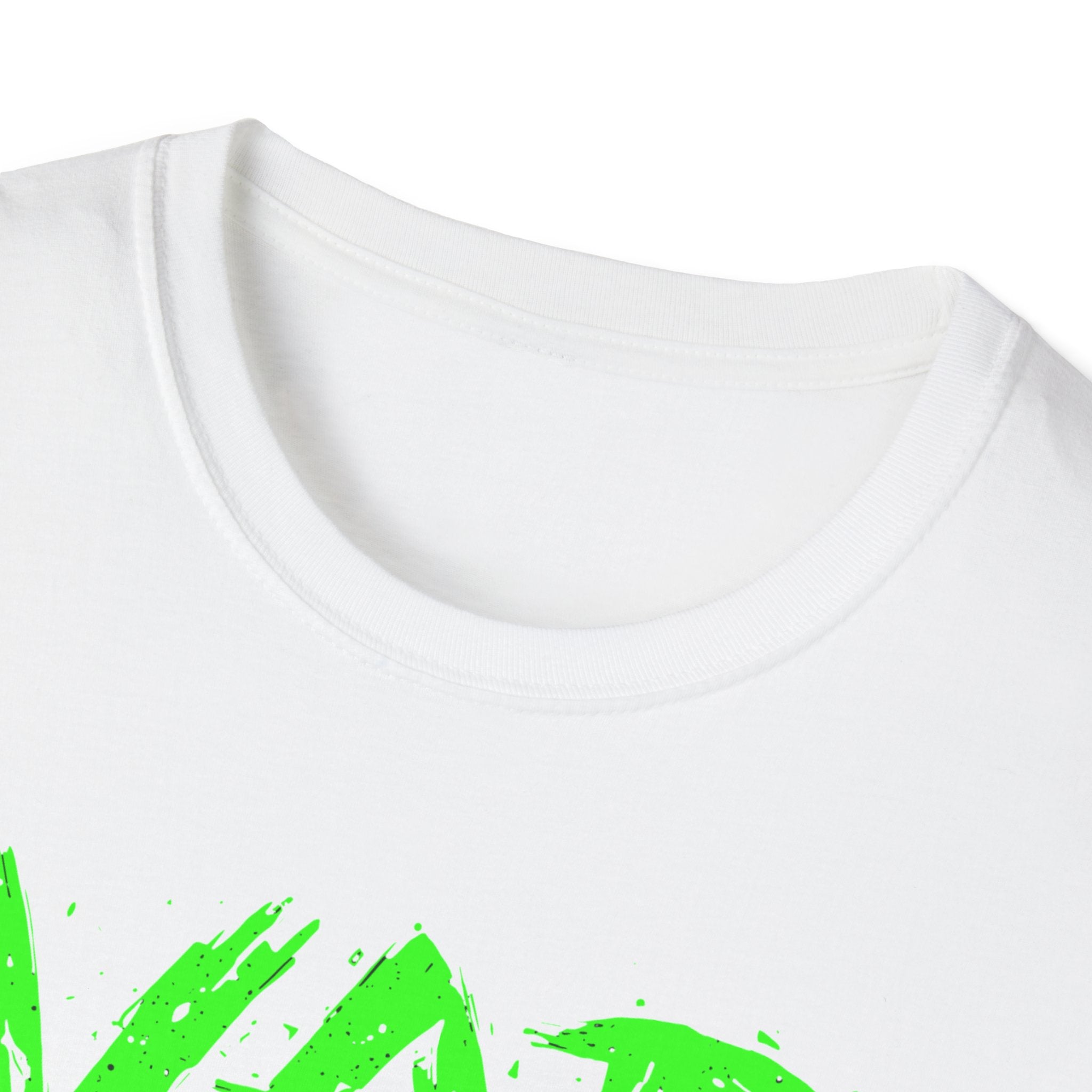 T-Shirt — "VAR No More" Neon Green Graphic